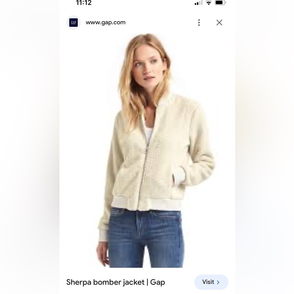 Cute Gap Bomber Jacket size XS.